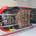 Ferrari Dino on a rotisserie, Dino restoration, Jon Gunderson