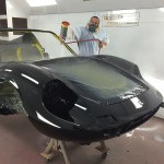 Gloss black Ferrari Dino, Dino Restoration, Jon Gunderson