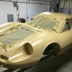 Dino 246 GT in primer, Jon Gunderson, Dino Restoration