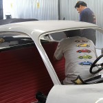 Ferrari Dino interior, omgjon, Jon Gunderson, Dino Restoration